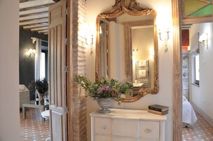 Family Apartment, 2 Bedrooms | Living area | 50-inch Smart TV with satellite channels, TV