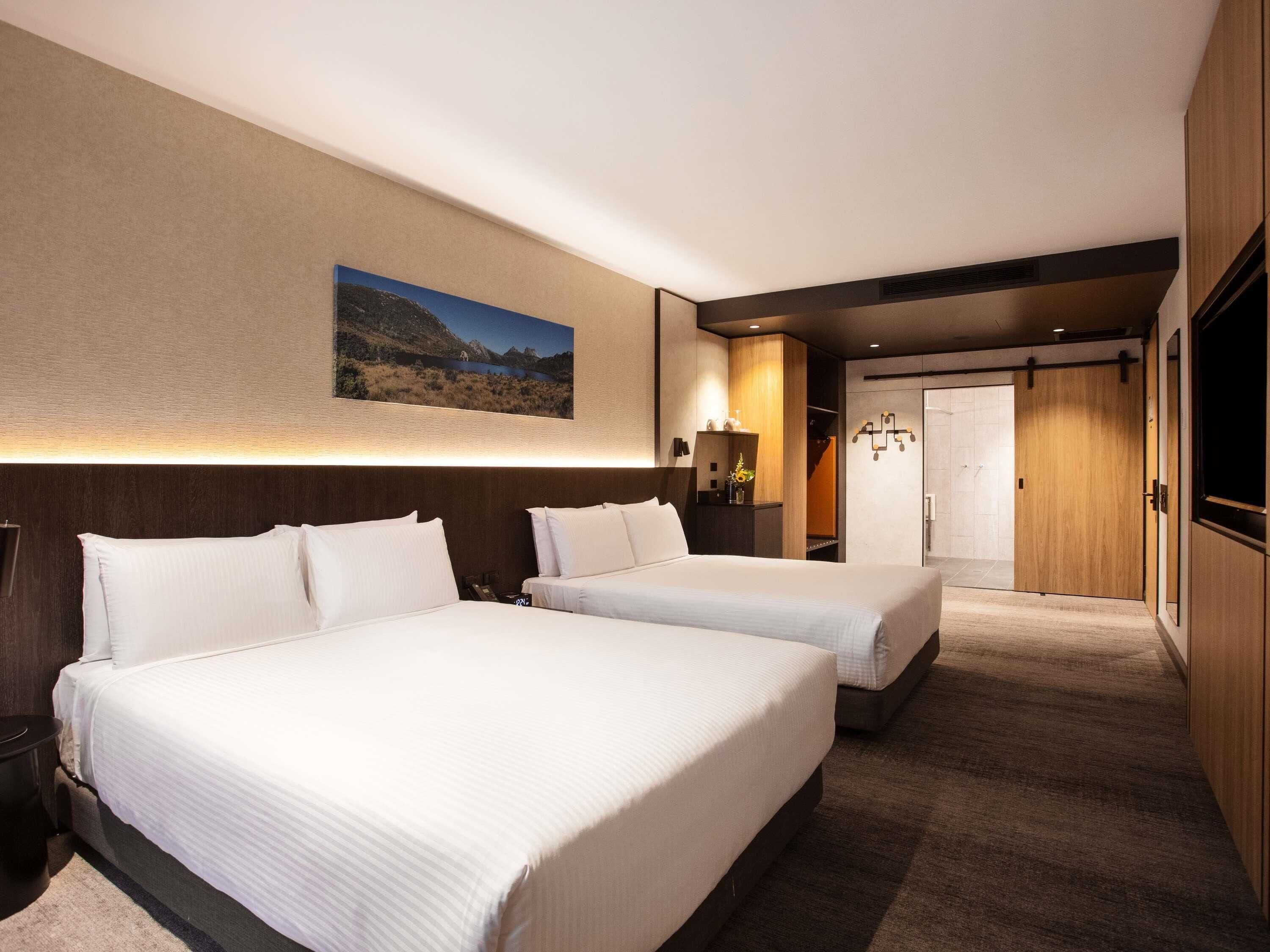 Classic-rum - 2 queensize-sängar (Interior Room) | Sängtillbehör av högsta kvalitet och minibar
