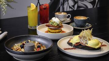 Daily buffet breakfast for a fee