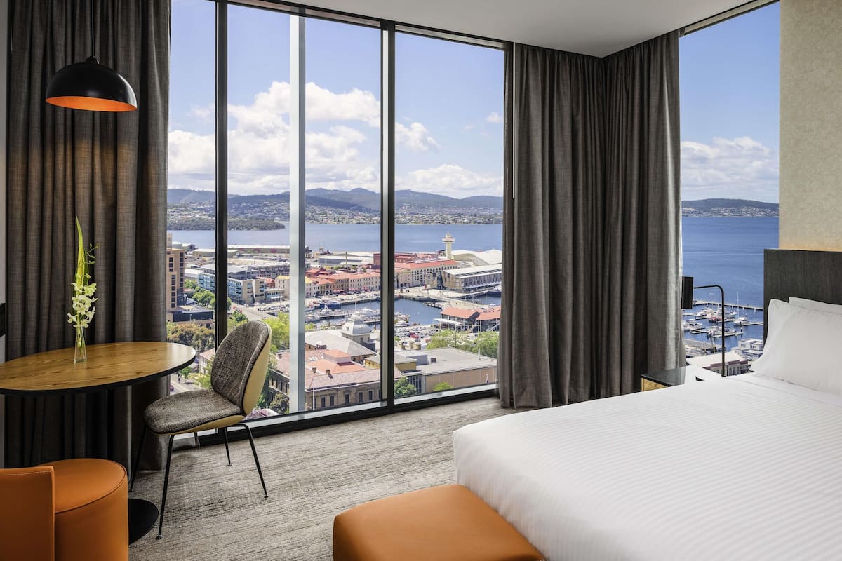 Deluxe Room, 2 Queen Beds, Harbor View | Premium bedding, minibar, in-room safe, individually decorated