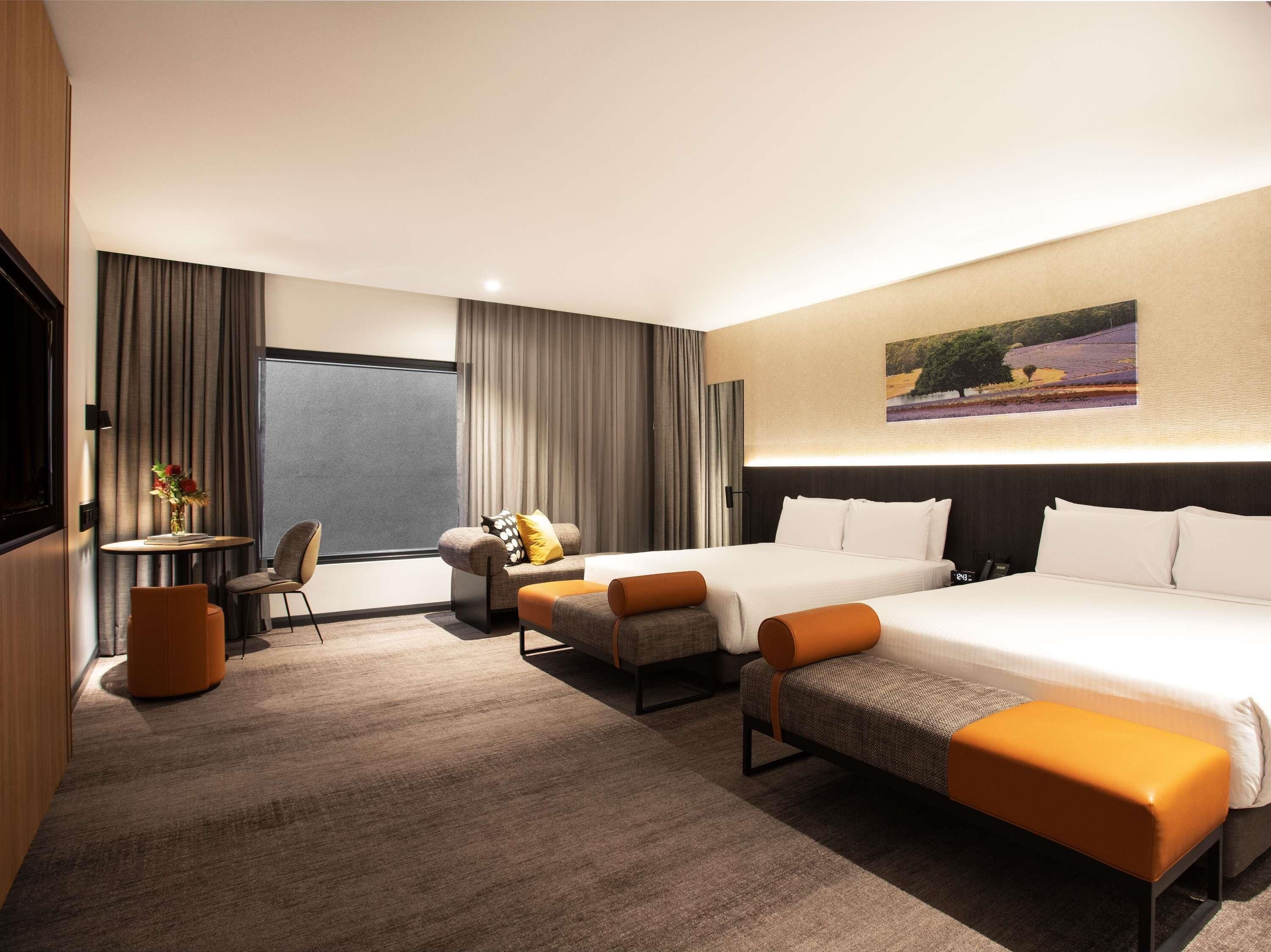 Room, 2 Queen Beds (Interior Room, Accessible) | Premium bedding, minibar, in-room safe, individually decorated