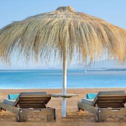 Private beach