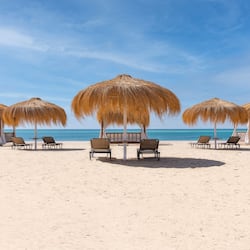 Private beach
