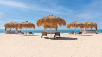 Private beach
