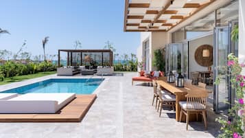 2 piscinas externas