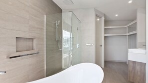 Shower, hair dryer