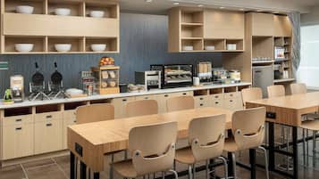 Free daily full breakfast