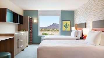 In-room safe, blackout drapes, iron/ironing board, bed sheets