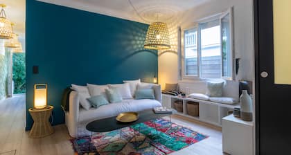 COCOON • KEYWEEK Holiday House with lovely patio in Biarritz city center