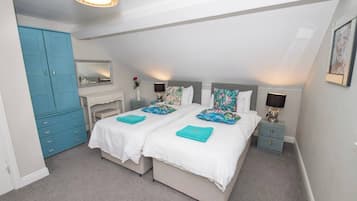 2 bedrooms, iron/ironing board, travel crib, WiFi