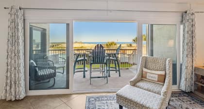 Direct Pool and Oceanfront Views | Ground Level Amelia By The Sea | Exclusive Access to the Pier