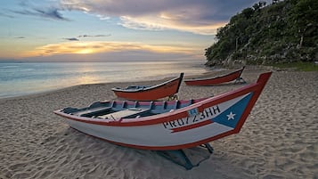 På stranden, badehåndklæder