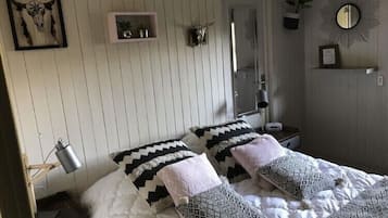 2 bedrooms, iron/ironing board, travel crib, WiFi