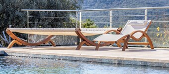 Le Petit Pinarello, villa for 10 people, swimming pool & Spa Jacuzzi, beach 200m away