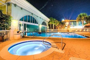 Indoor pool, outdoor pool