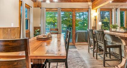 Lakefront house with skiing nearby, dock, and amazing views - dog-friendly