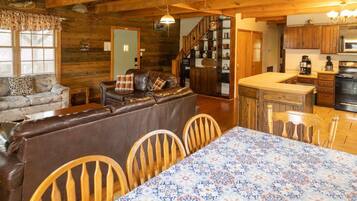 TV, foosball, stereo, offices