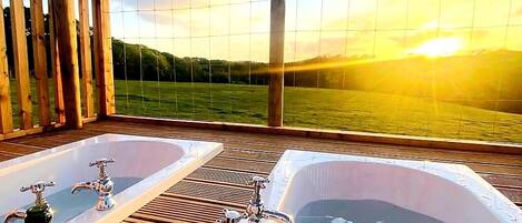 House | Bathroom | Separate tub and shower, deep soaking tub, hair dryer, towels