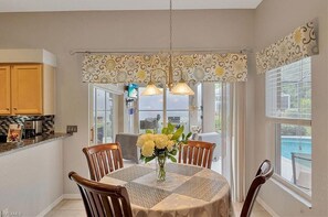Dining - Spacious private pool home, close to beaches, with many upgrades! (Fort Myers)