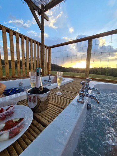 Luxury Safari Lodge-Sleeps 4/6-Deer Park-Dogs Ok