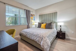 4 bedrooms, iron/ironing board, travel cot, WiFi