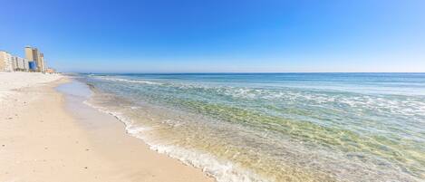 Accommodatie ligt op het strand