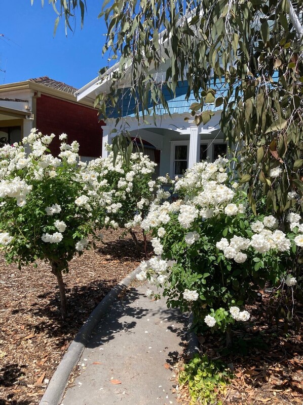 Exterior detail - La Maison Rose - a French style garden retreat in the heart of Wangaratta (Wangaratta)