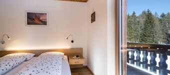 Appartement "Kesselberg" près de la station de ski avec vue sur la forêt et jardin partagé