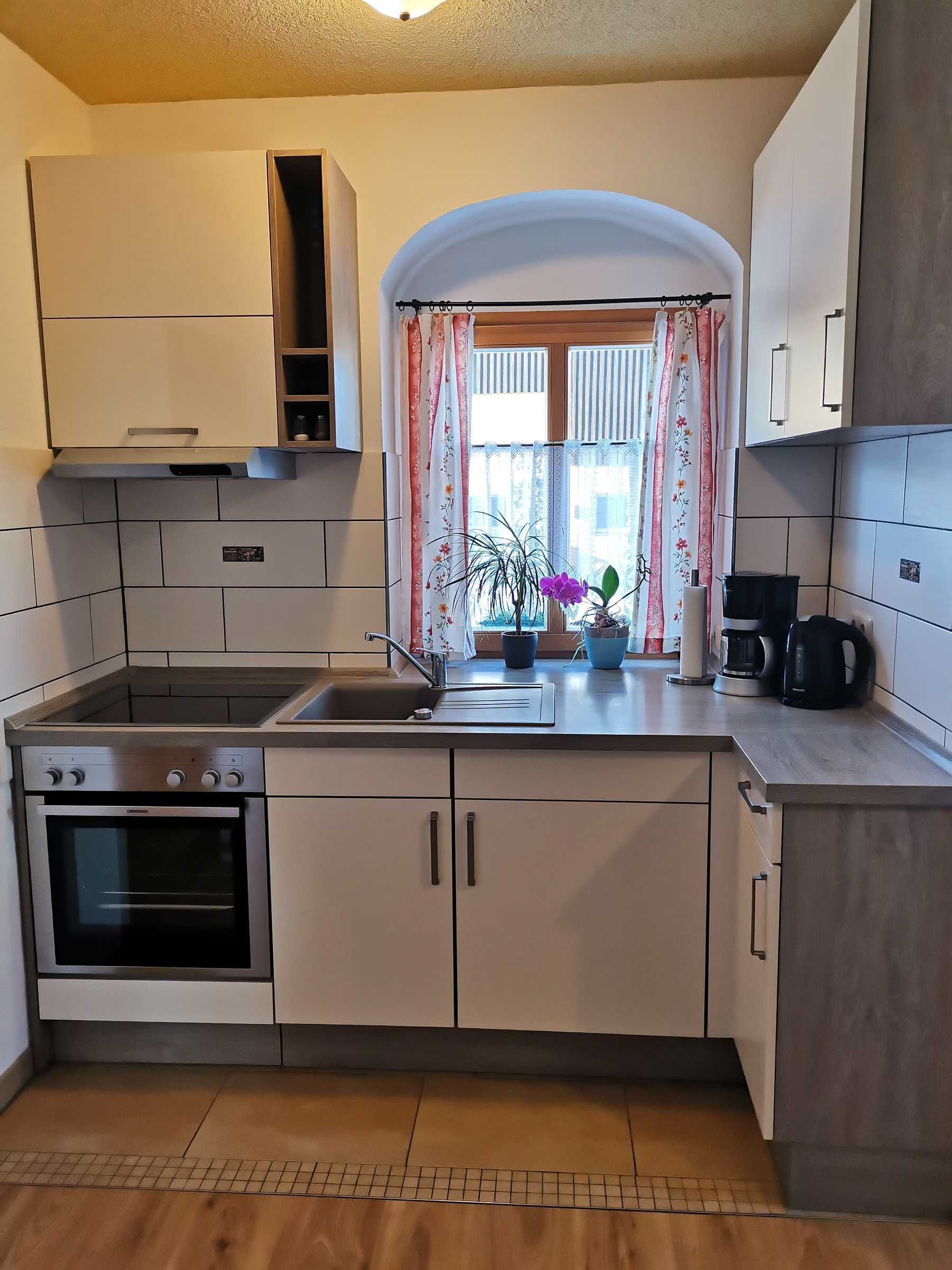 Fridge, microwave, oven, highchair