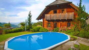 Family Chalet, Multiple Bedrooms, Mountainside (Chalet Podgorje With Pool) | Pool | Seasonal outdoor pool