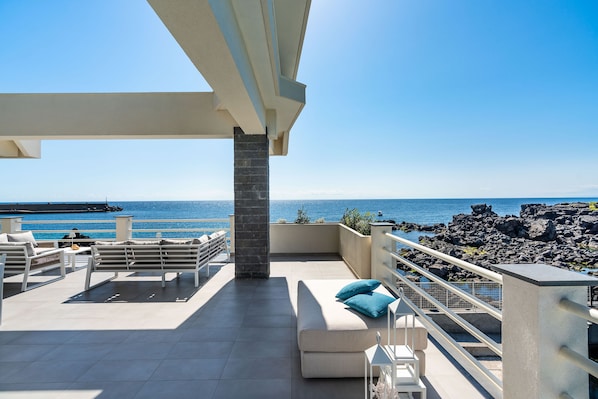 Terrasse sur le toit