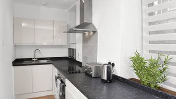 Microwave, oven, coffee/tea maker