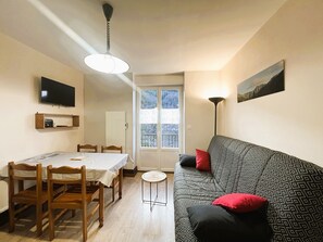 TV - Lovely central T2 apartment with balcony, wifi, for 4 guests (Mont-Dore)