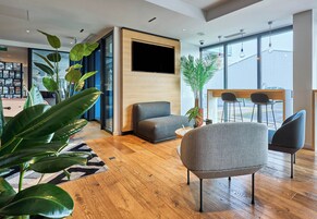 Sala de estar en el lobby