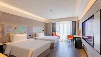 Privilege, Room, 2 Twin Beds | Minibar, in-room safe, desk, free WiFi