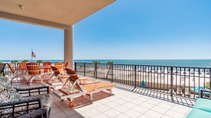 Terrace/patio - 2nd Floor! Oasis, formerly known as Phoenix West II 4BR/Lazy River and Slide! (Orange Beach)