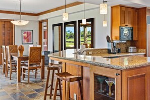 Fridge, microwave, oven, stovetop - Premier Luxury 3 Bedroom Villa at Hualalai Resort with Golf Course Views! (Kailua Kona)