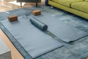 TV, fireplace, video games, offices