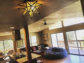 Uitzicht vanuit accommodatie