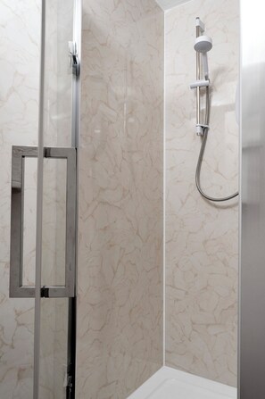 Shower, hair dryer