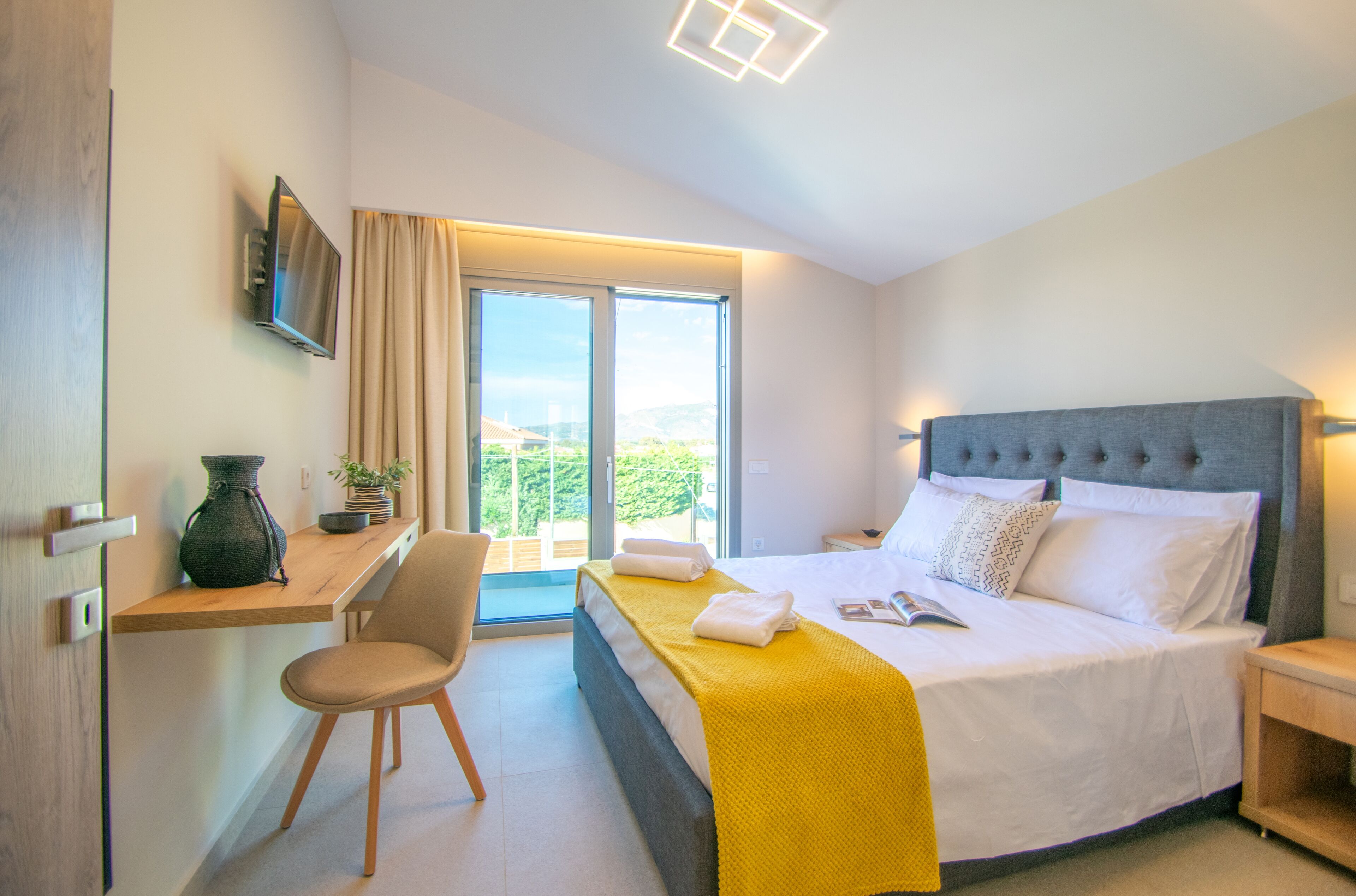 4 habitaciones, ropa de cama de alta calidad y colchones con pillow-top 