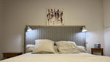 2 chambres, fer et planche Ă repasser, Wi-Fi, draps fournis