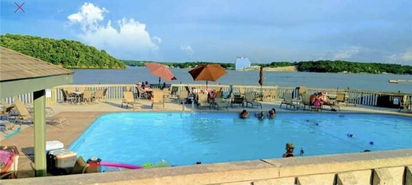 Indoor pool, outdoor pool