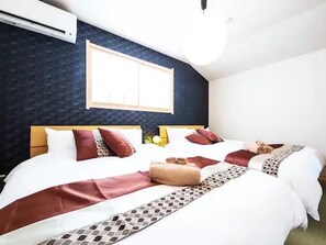 3 bedrooms, desk, iron/ironing board, free WiFi