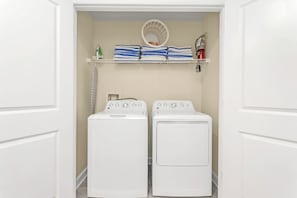 This modern retreat has a laundry facilities including a washer and dryer. - Incredible 9BR! Private Pool+Theme Rooms+Game Room (Kissimmee)