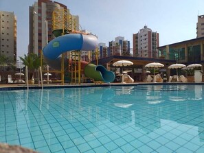 Indoor pool, outdoor pool - Millennium Thermas Residence TOP (Caldas Novas)