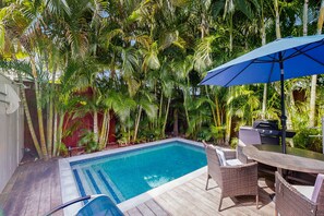 Una piscina riscaldata