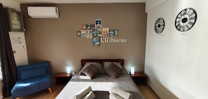 1 dormitorio, caja fuerte, tabla de planchar con plancha y wifi gratis