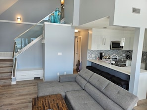 TV, fireplace, DVD player