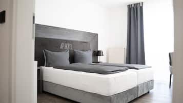 Desk, blackout drapes, free WiFi